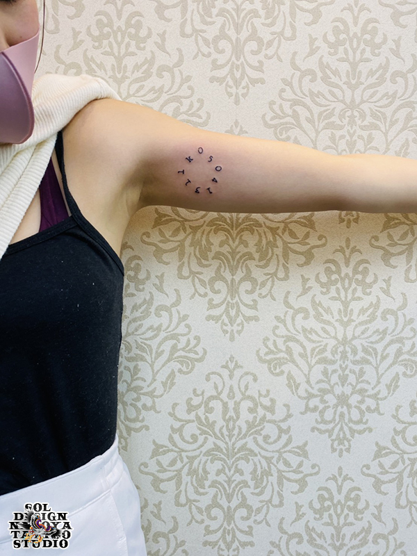 名古屋　タトゥー　女性